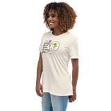 ENERGY FLOWS WHERE THE MIND GOES - Floral | Light | Women's Relaxed T-Shirt