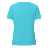 ENERGY FLOWS WHERE THE MIND GOES - Floral | Light | Women’s Relaxed Blended V-neck T-shirt