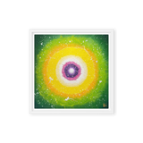 Jisu Han Energy Art Light of Life #25 | Framed Canvas Print