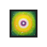 Jisu Han Energy Art Light of Life #25 | Framed Canvas Print