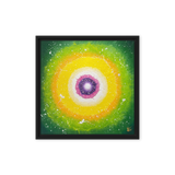 Jisu Han Energy Art Light of Life #25 | Framed Canvas Print