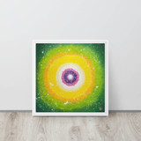 Jisu Han Energy Art Light of Life #25 | Framed Canvas Print