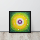 Jisu Han Energy Art Light of Life #25 | Framed Canvas Print