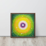 Jisu Han Energy Art Light of Life #25 | Framed Canvas Print