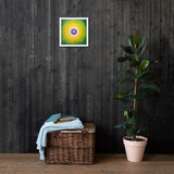 Jisu Han Energy Art Light of Life #25 | Framed Canvas Print