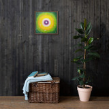 Jisu Han Energy Art Light of Life #25 | Framed Canvas Print