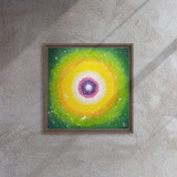 Jisu Han Energy Art Light of Life #25 | Framed Canvas Print