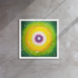 Jisu Han Energy Art Light of Life #25 | Framed Canvas Print