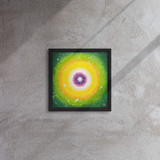 Jisu Han Energy Art Light of Life #25 | Framed Canvas Print