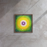 Jisu Han Energy Art Light of Life #25 | Framed Canvas Print