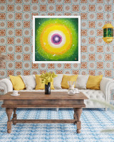 13th Anniversary Special - Light of Life #25 We're All Shining by Jisu Han - Framed Canvas Print