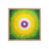 Jisu Han Energy Art Light of Life #25 | Framed Paper Print