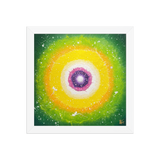 Jisu Han Energy Art Light of Life #25 | Framed Paper Print