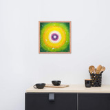Jisu Han Energy Art Light of Life #25 | Framed Paper Print
