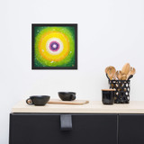Jisu Han Energy Art Light of Life #25 | Framed Paper Print