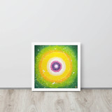 Jisu Han Energy Art Light of Life #25 | Framed Paper Print
