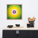 Jisu Han Energy Art Light of Life #25 | Framed Paper Print