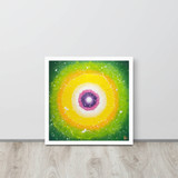 Jisu Han Energy Art Light of Life #25 | Framed Paper Print