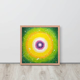 Jisu Han Energy Art Light of Life #25 | Framed Paper Print