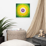 Jisu Han Energy Art Light of Life #25 | Framed Paper Print
