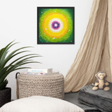 Jisu Han Energy Art Light of Life #25 | Framed Paper Print