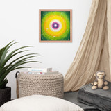 Jisu Han Energy Art Light of Life #25 | Framed Paper Print