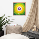 Jisu Han Energy Art Light of Life #25 | Framed Paper Print