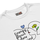 ENERGY FLOWS WHERE THE MIND GOES - Floral | Unisex Sports Jersey
