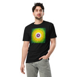 13th Anniversary Special - LIGHT OF LIFE #25 WE'RE ALL SHINING Unisex Premium Cotton T-shirt Energy Art by Jisu Han