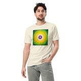 13th Anniversary Special - LIGHT OF LIFE #25 WE'RE ALL SHINING Unisex Premium Cotton T-shirt Energy Art by Jisu Han