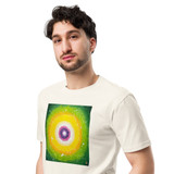 13th Anniversary Special - LIGHT OF LIFE #25 WE'RE ALL SHINING Unisex Premium Cotton T-shirt Energy Art by Jisu Han