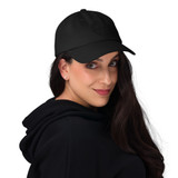 SAMJOKO ROUND BLACK Embroidered Classic Dad Hat