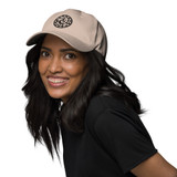SAMJOKO ROUND BLACK Embroidered Classic Dad Hat
