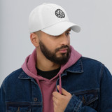 SAMJOKO ROUND BLACK Embroidered Classic Dad Hat
