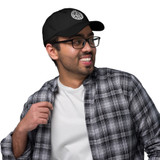 SAMJOKO ROUND WHITE Embroidered Classic Dad Hat