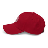SAMJOKO ROUND WHITE Embroidered Classic Dad Hat