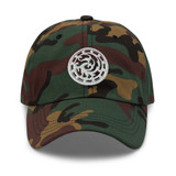 SAMJOKO ROUND WHITE Embroidered Classic Dad Hat