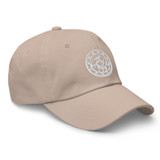 SAMJOKO ROUND WHITE Embroidered Classic Dad Hat