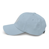 SAMJOKO ROUND WHITE Embroidered Classic Dad Hat