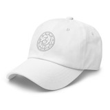 SAMJOKO ROUND WHITE Embroidered Classic Dad Hat