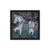 Welcoming Blessings  #08 - Energy Art by Meekyung Shin - Framed Canvas Print