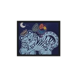 Welcoming Blessings  #09 - Energy Art by Meekyung Shin - Framed Canvas Print