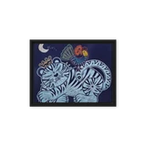 Welcoming Blessings  #09 - Energy Art by Meekyung Shin - Framed Canvas Print