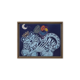 Welcoming Blessings  #09 - Energy Art by Meekyung Shin - Framed Canvas Print
