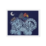 Welcoming Blessings  #09 - Energy Art by Meekyung Shin - Framed Canvas Print
