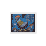Welcoming Blessings  #10 - Energy Art by Meekyung Shin - Framed Canvas Print