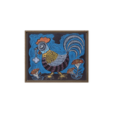 Welcoming Blessings  #10 - Energy Art by Meekyung Shin - Framed Canvas Print