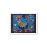 Welcoming Blessings  #10 - Energy Art by Meekyung Shin - Framed Canvas Print