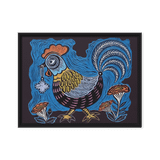 Welcoming Blessings  #10 - Energy Art by Meekyung Shin - Framed Canvas Print