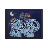 Welcoming Blessings  #09 - Energy Art by Meekyung Shin - Framed Paper Print